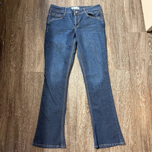 Wit & Wisdom Bootcut Jeans Women’s Size 8 Dark Wash  RN 39831 Stretch - Picture 1 of 6
